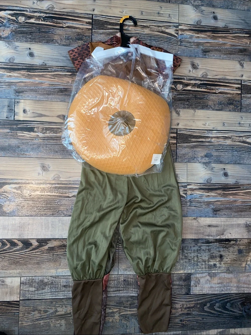 Disney Raya Yellow and Olive Adventure Costume with hat size small 4-6
